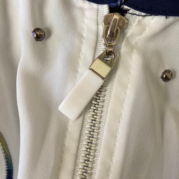 Vintage Cat Lover Jacket Beaded Embroidered Rope Western Sz Large Shoulder Pads - Picture 7 of 16